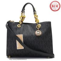 michael kors cynthia logo signature groot zwart boekentassen Winkel Haarlem zy1eg618